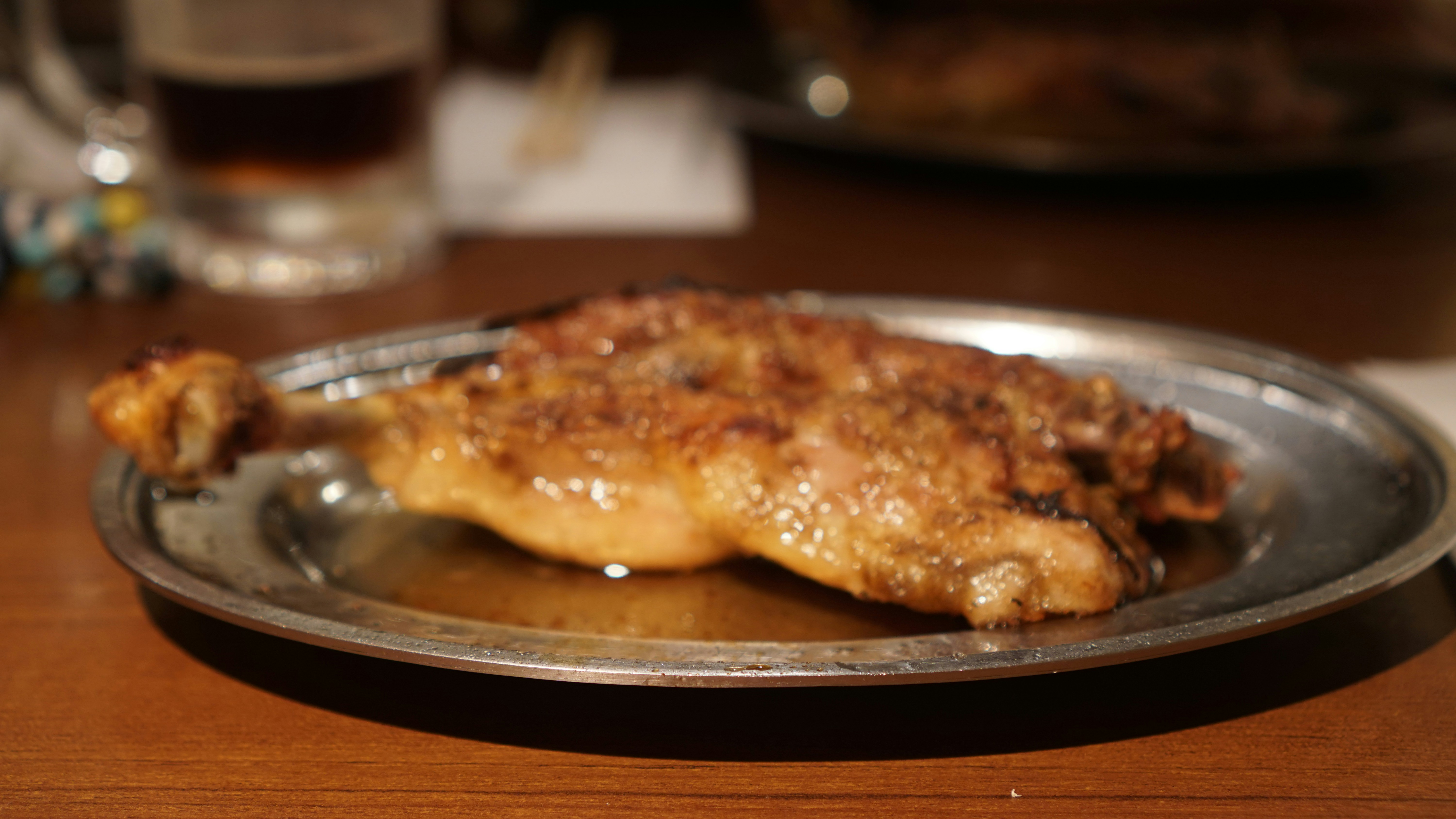 完成した鶏むね肉の味噌漬け焼きのアップ写真